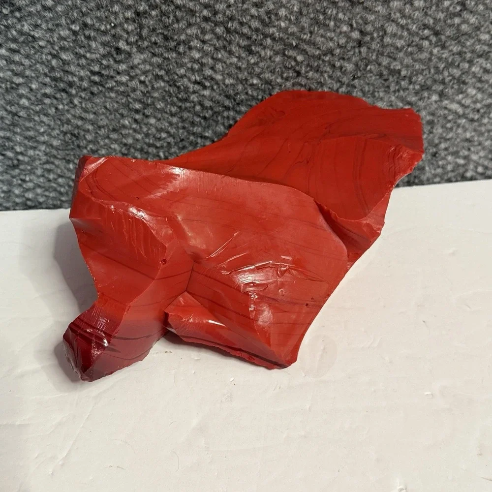 Red Slag Glass Chunk Ruby Cullet Art Glass Rock Display 5+ Lb Aquarium Landscape